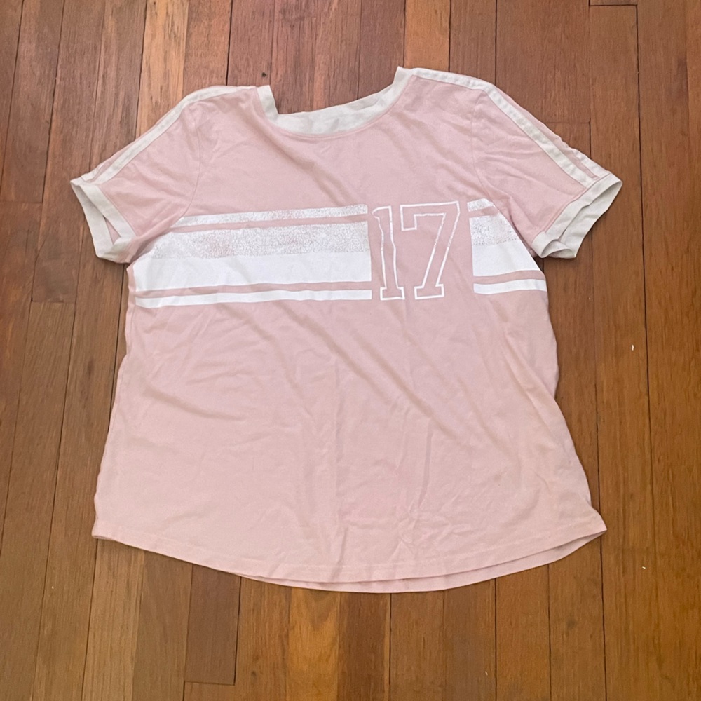 So Intimate Shirt, XL, Pink & White
